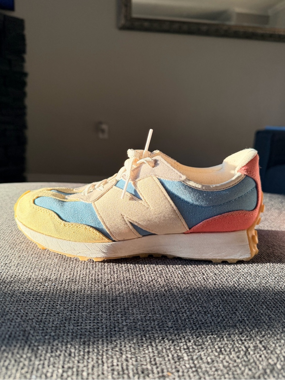 New Balance Kids Multicolor Retro Runner - Blue/Yellow/Coral